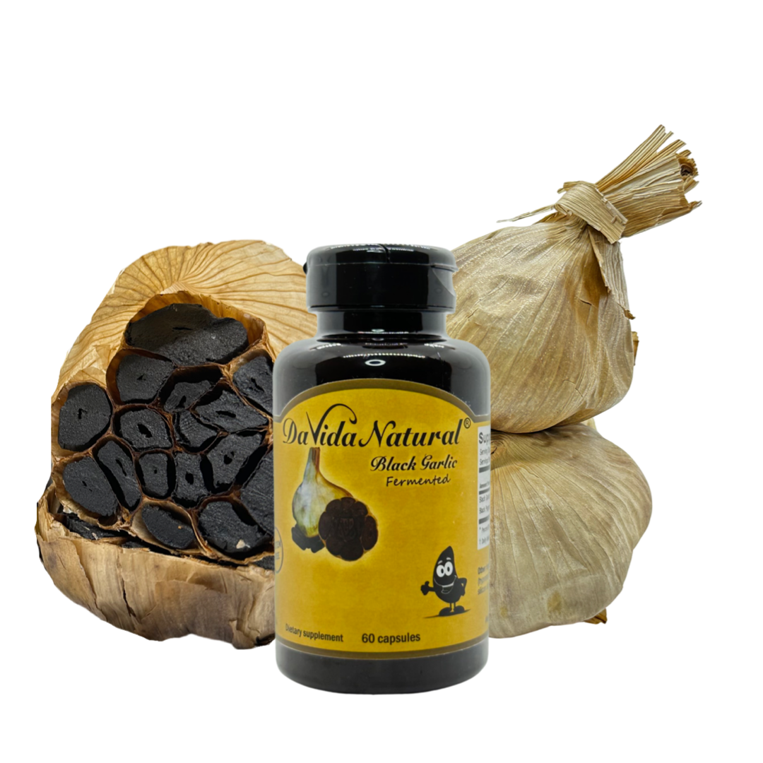 Fermented black garlic capsules/ Cápasulas de ajo negro fermentado – Da  Vida Natural